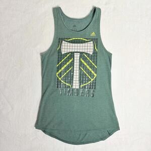 adidas MLS Portland Timbers 2015 Women’s Boxed Inside Nepped Tank - Sz Large